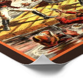 ヴィンテージヤングクロンダイク金ゴールドシーカー ポスター (角)