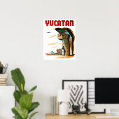 ヴィンテージユカタンメキシコ旅行 ポスター (ホームオフィス)