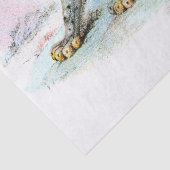 ヴィンテージユキヒョウイラストレーションデクページ 薄葉紙 (詳細)