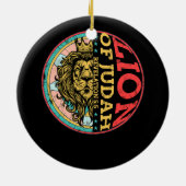 ヴィンテージユダの獅子啓示55クリスティア セラミックオーナメント (裏面)