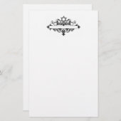 ヴィンテージユダヤ人ヘッダー 便箋 (正面/裏面)