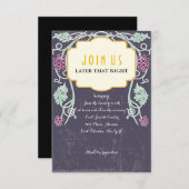 ヴィンテージユダヤ結婚式招待状 招待状 (正面/裏面)