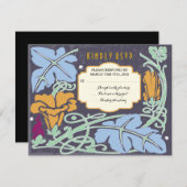 ヴィンテージユダヤ結婚式招待状 招待状 (正面/裏面)