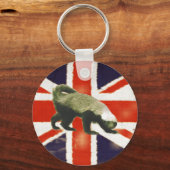 ヴィンテージユニオンジャックハニーバッガーベーシック・キーチェーン キーホルダー (正面)