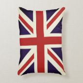 ヴィンテージユニオンジャック国旗の枕,英国ホーム アクセントクッション (正面(垂直))
