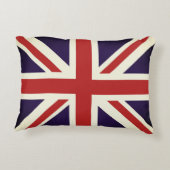 ヴィンテージユニオンジャック国旗の枕,英国ホーム アクセントクッション (裏面)