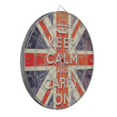 ヴィンテージユニオン保ジャック国旗運をオン ダーツボード (正面左)