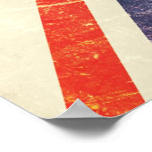 ヴィンテージユニオン保ジャック国旗運をオン ポスター (角)