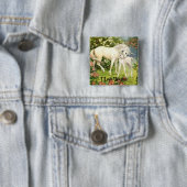 ヴィンテージユニコーンのボタンピン 缶バッジ (インサイチュ)