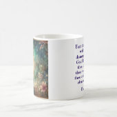 ヴィンテージユニコーンイザヤ41:10聖なる書物、 経典クリスチャン コーヒーマグカップ (中央)