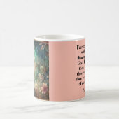 ヴィンテージユニコーンイザヤ41:10聖なる書物、 経典クリスチャン コーヒーマグカップ (中央)