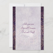 ヴィンテージユニコーンインキャプティブタペストリ招待状 招待状 (裏面)