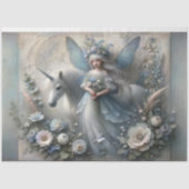 ヴィンテージユニコーン&ウィンターフェアリーフローラデコページ 薄葉紙 (正面)