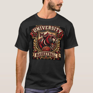 ヴィンテージユニバーシティバスケットボールタイガーマスコットクライシスT Tシャツ