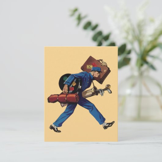 ヴィンテージユニフォーム、スーツケース、ゴルフクラブ (スタンド正面)