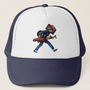 ヴィンテージユニフォーム、スーツケース、ゴルフクラブ キャップ