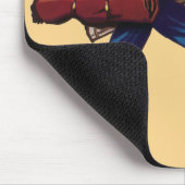 ヴィンテージユニフォーム、スーツケース、ゴルフクラブ マウスパッド (コーナー)