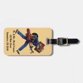 ヴィンテージユニフォーム、スーツケース、ゴルフクラブ ラゲッジタグ (正面横)