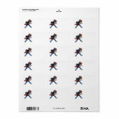 ヴィンテージユニフォーム、スーツケース、ゴルフクラブ ラベル (フルシート)