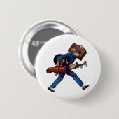 ヴィンテージユニフォーム、スーツケース、ゴルフクラブ 缶バッジ (正面&裏面)