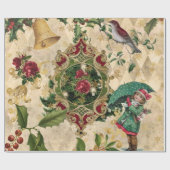 ヴィンテージユニークギフト包装紙 ラッピングペーパー (フラット)