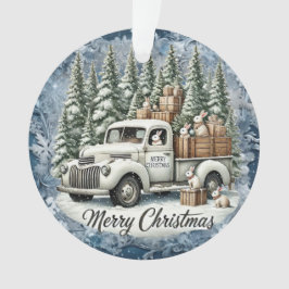 ヴィンテージユニーククリスマスシーナリー紙プレート オーナメント