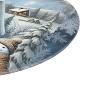 ヴィンテージユニーククリスマスシーナリー紙プレート カッティングボード (角)