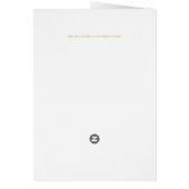 ヴィンテージユニークサンタオンサイクリスマスアートカード (裏面)