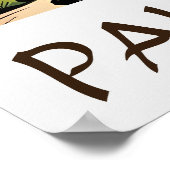 ヴィンテージユニークスタイルイラストレーションパキスタンのポスター ポスター (角)