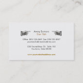 ヴィンテージユニークスチームパンクスタイル事業 名刺 (裏面)