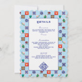 ヴィンテージユニークタラベラ・メキ結婚シコ 招待状 (裏面)