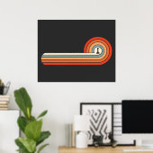 ヴィンテージユニークチェスピースキングサンセット ポスター (ホームオフィス)