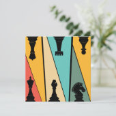 ヴィンテージユニークチェスピースサンセットフラットカード (スタンド正面)