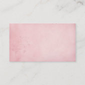 ヴィンテージユニークピンククラシカルモノグラム 名刺 (裏面)