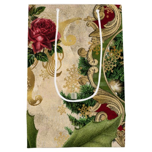 ヴィンテージユニーク抱き枕 ミディアムペーパーバッグ (裏面)