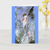 ヴィンテージユリの妖精 カード (黄色い花)