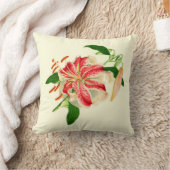 ヴィンテージユリ クッション (ブランケット)