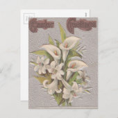 ヴィンテージユリ シーズンポストカード (正面/裏面)