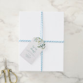 ヴィンテージユーカリプスシップホレーブライダルシャワー ギフトタグ (より糸付き)