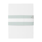 ヴィンテージユーカリ葉スウォーターカラーアート 招待状ベリーバンド (裏面例)