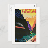 ヴィンテージユーゴスラビア旅行 ポストカード (正面/裏面)