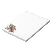 ヴィンテージユーモアかわいいダルマチアンパピードッグス消防車 ノートパッド (回転)