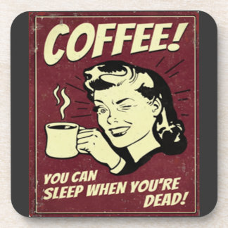 ヴィンテージユーモアのあるコースターデザイン（6セット） コースター