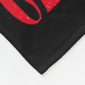 ヴィンテージユーモアのあるトランプ私はChriの家に行く フリースブランケット (角)