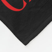 ヴィンテージユーモアのあるトランプ私はChriの家に行く フリースブランケット (角)