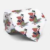 ヴィンテージユーモア、かわいい幸せな踊り豚のダンス ネクタイ (ロール)