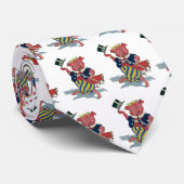 ヴィンテージユーモア、かわいい幸せな踊り豚のダンス ネクタイ (ロール)