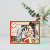 ヴィンテージユーモア、妻のための10の戒め ポストカード (スタンド正面)