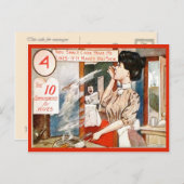 ヴィンテージユーモア、妻のための10の戒め ポストカード (正面/裏面)