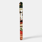 ヴィンテージユーモア、笑いサーカスピエロと警察 Case-Mate iPhoneケース (裏面 / 左)